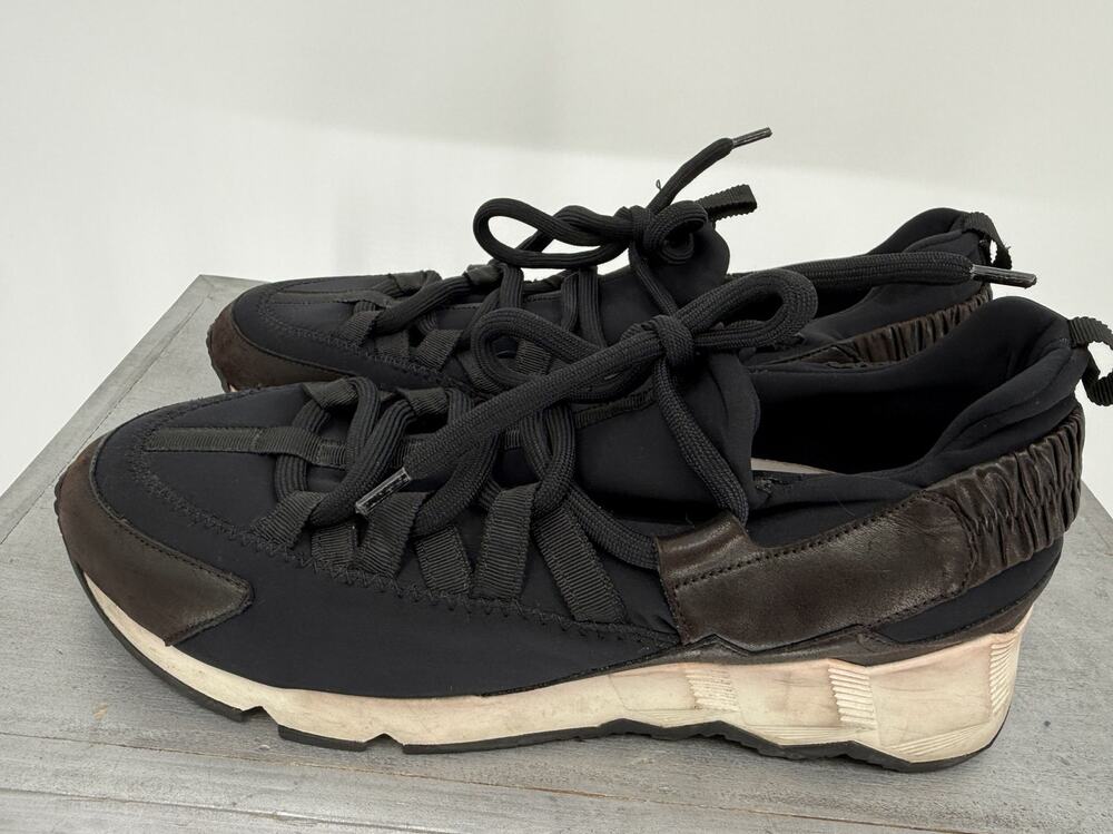 Pierre Hardy Trek Comet Sneakers Black EU 44 US 11 Business Casual Minimalist